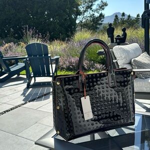 Brand new Arcadia patent leather purse